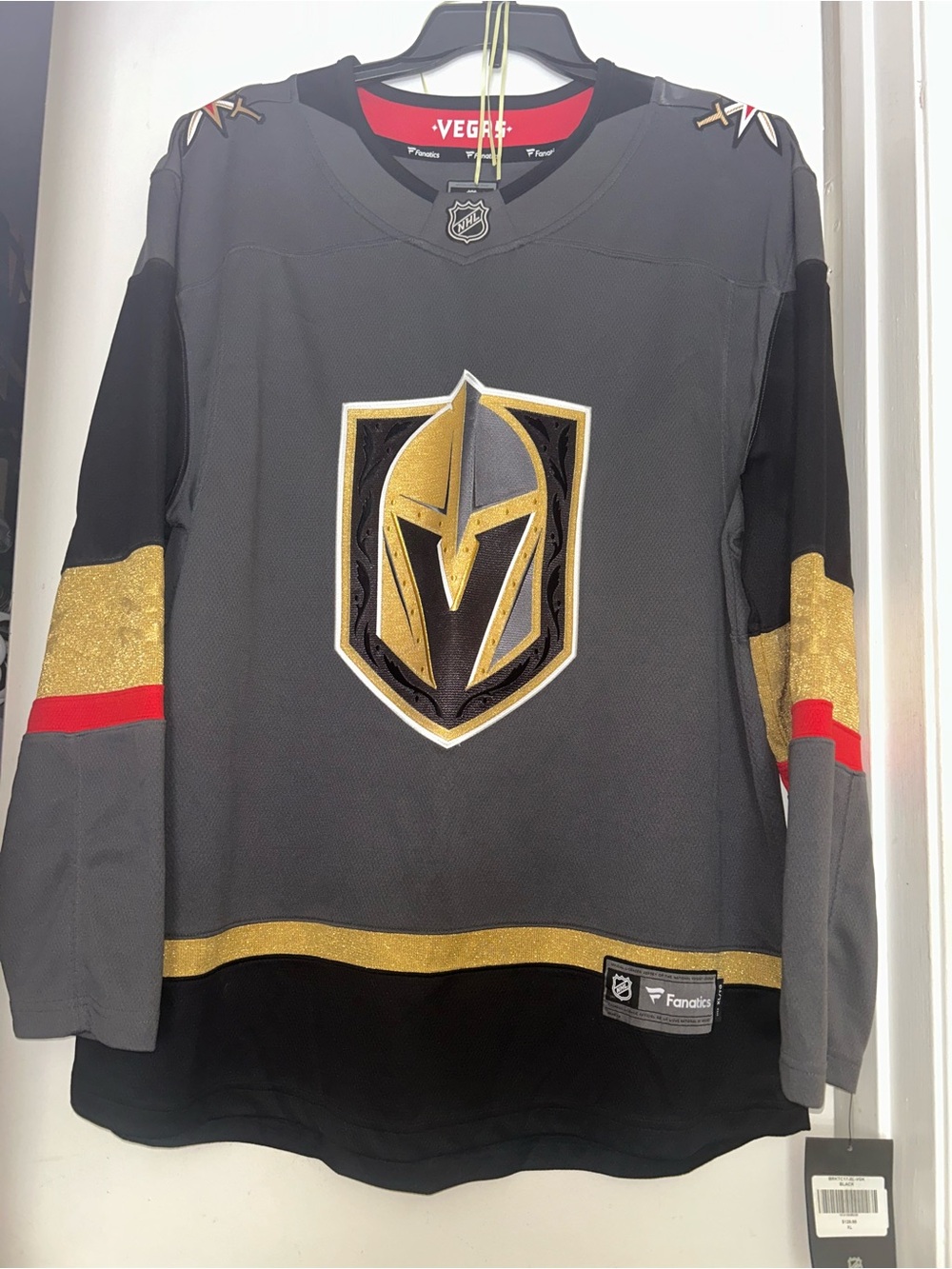 Fanatics Vegas Golden Knights Jersey.  Men’s XL. NWT